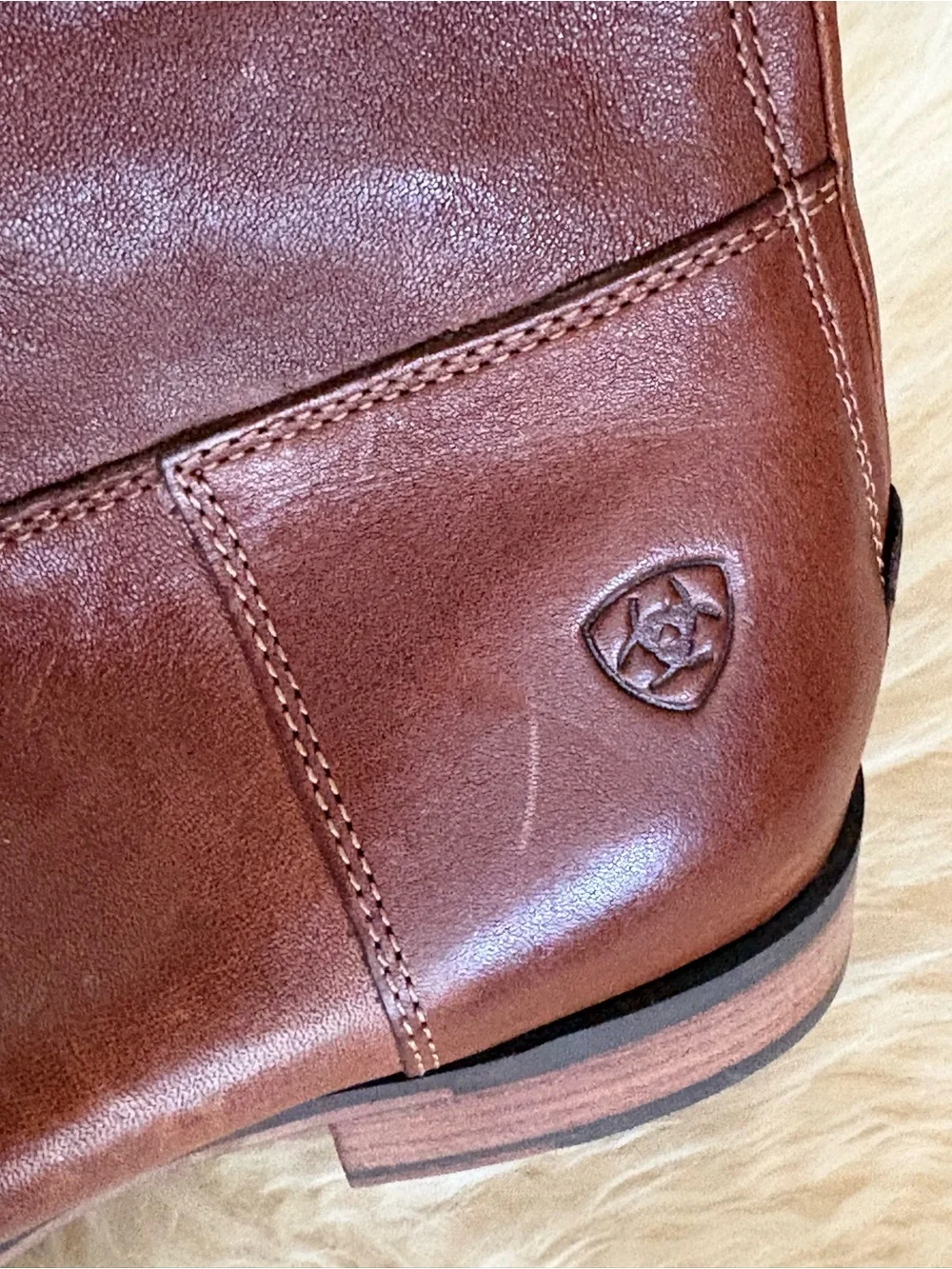New Ariat Chestnut Brown  Leather Riding Boots